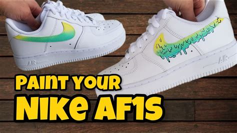 nike af1s paint instructions